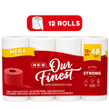 Toilet Paper 2ply 12pcs=48 Rolls