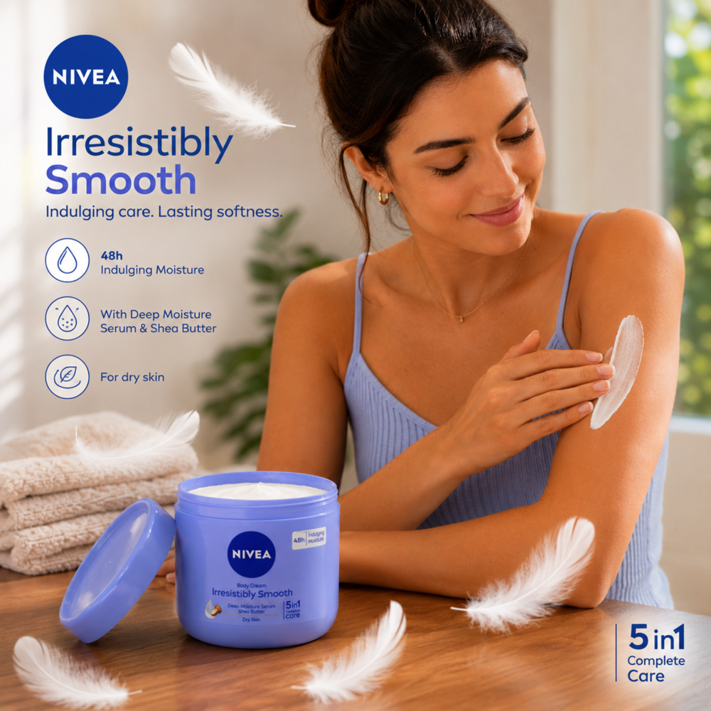 Nivea Body Creme Smooth 400 mL [exp:01/28]