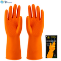 Kitchen Gloves - Orange 'M' ($13.08 for 12pcs)