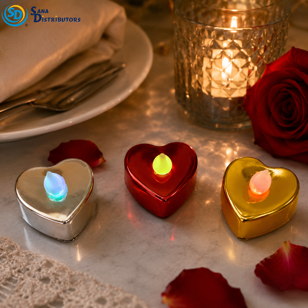 LED Colorful Candles 24pcs 10"x6" ($8.40 for 24pcs)