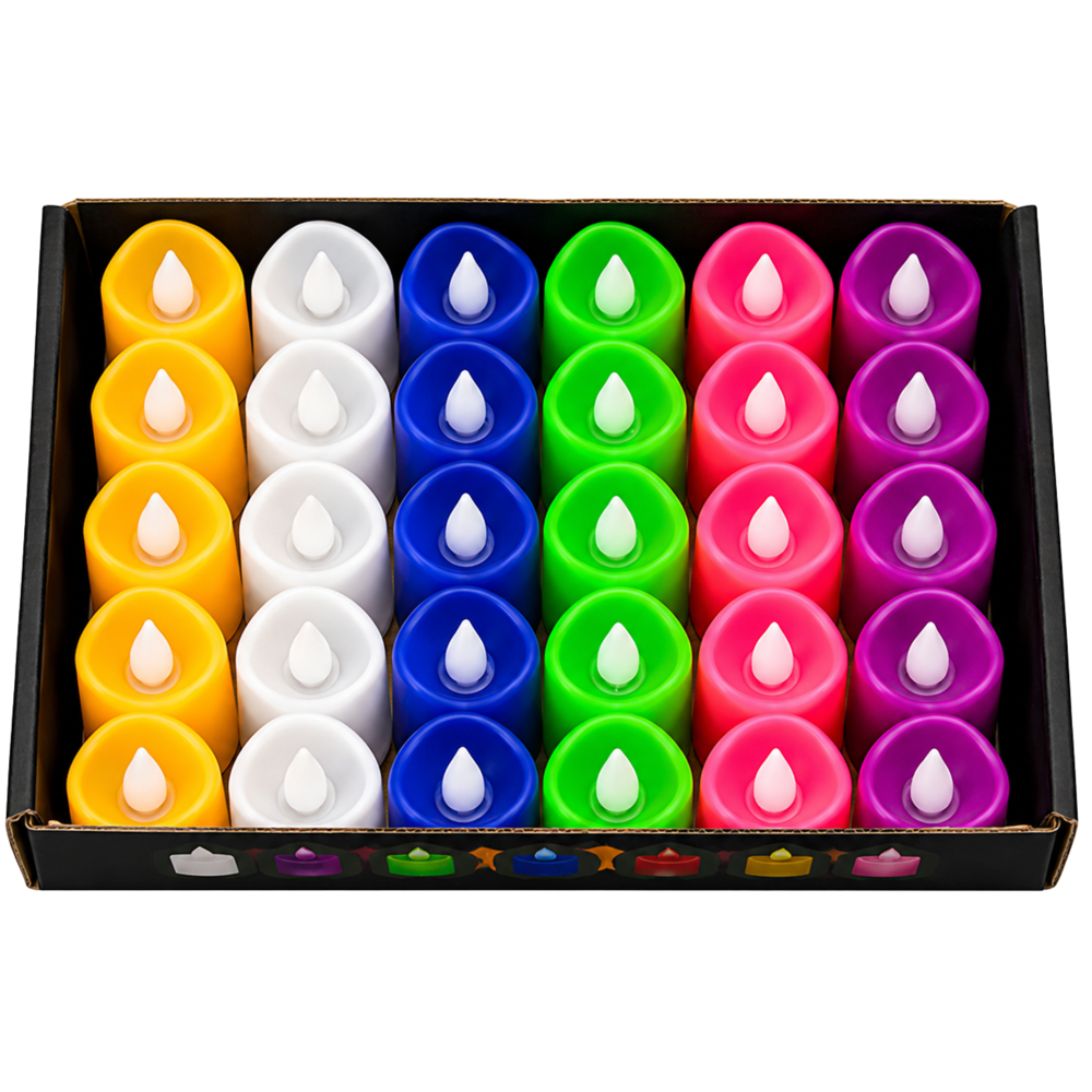 LED Colorful Lights 24pcs 9"x6" ($8.40 for 24pcs)
