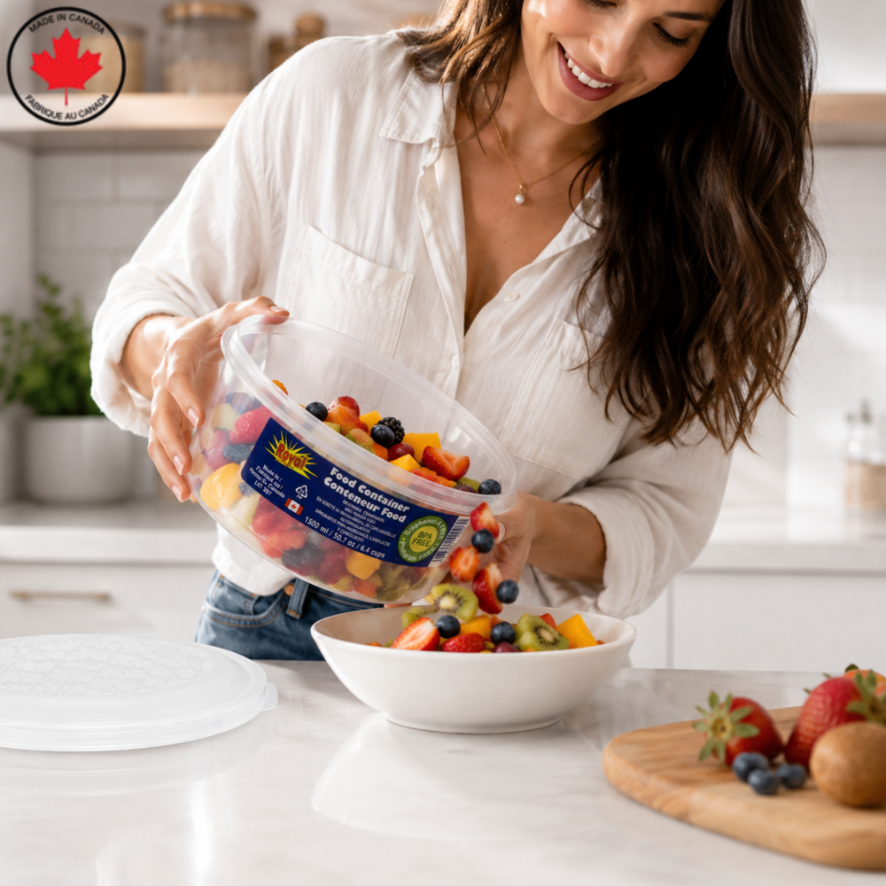 Royal Plastic Food Container Round 1500 mL ka-15940