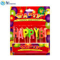 Happy Birthday Candles 7"x6"