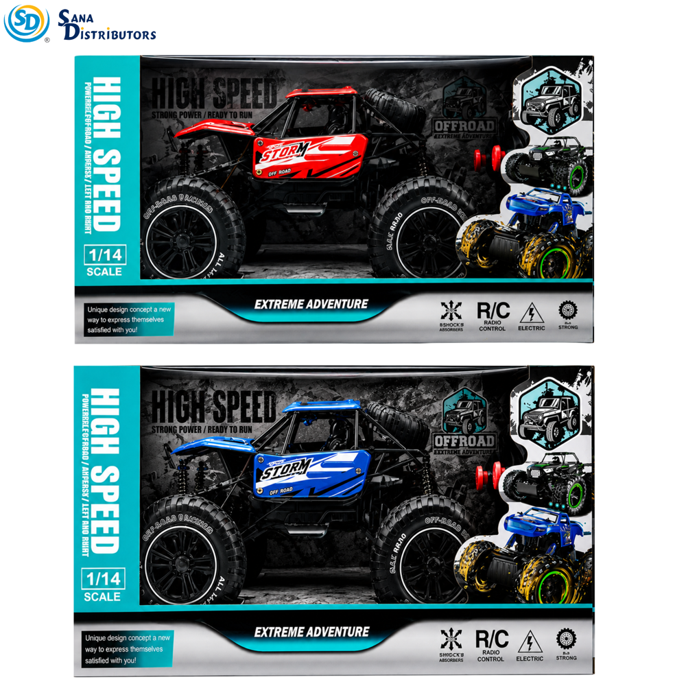 Off-road Monster Truck R/c 8"x7"x13"