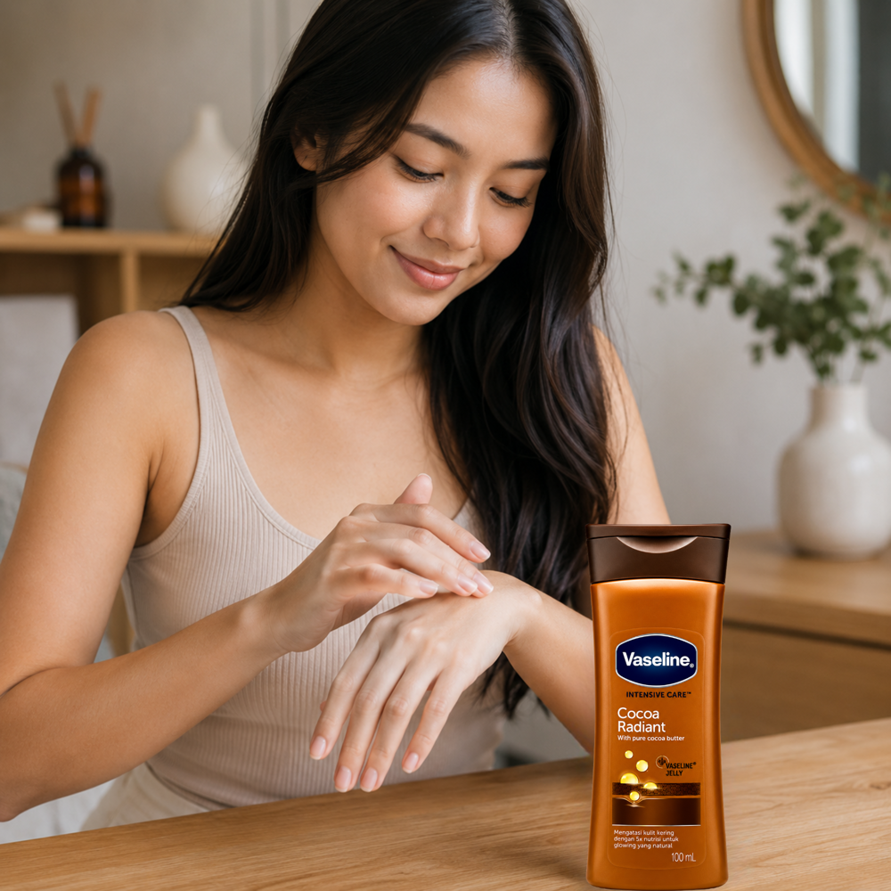 Vaseline Lotion Cocoa Radiant 100 mL [exp:11/27]