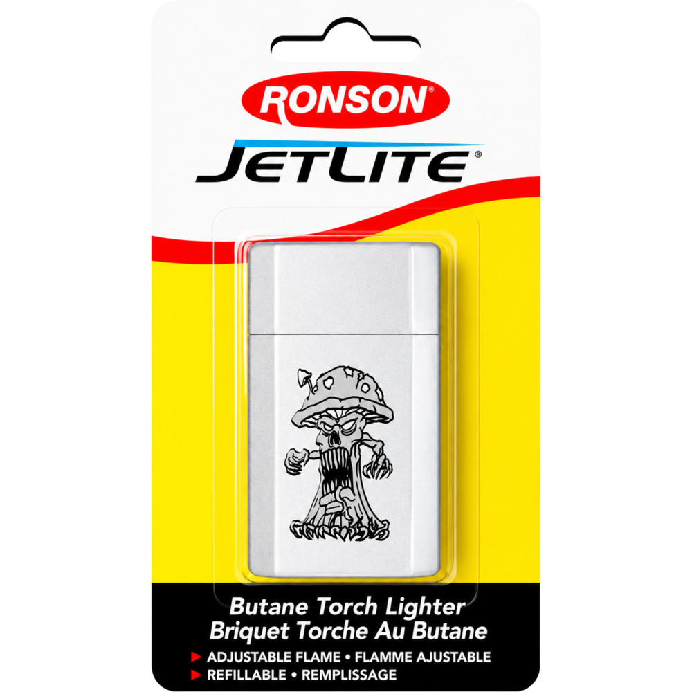 Ronson Jetlite Torch Lighter - Cannabis Design