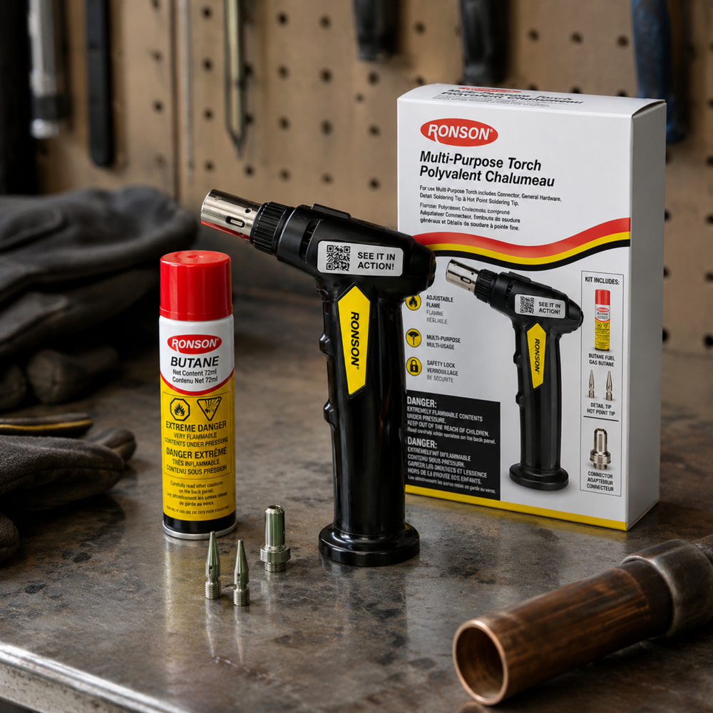 Ronson Multi-purpose Torch & Butane Set