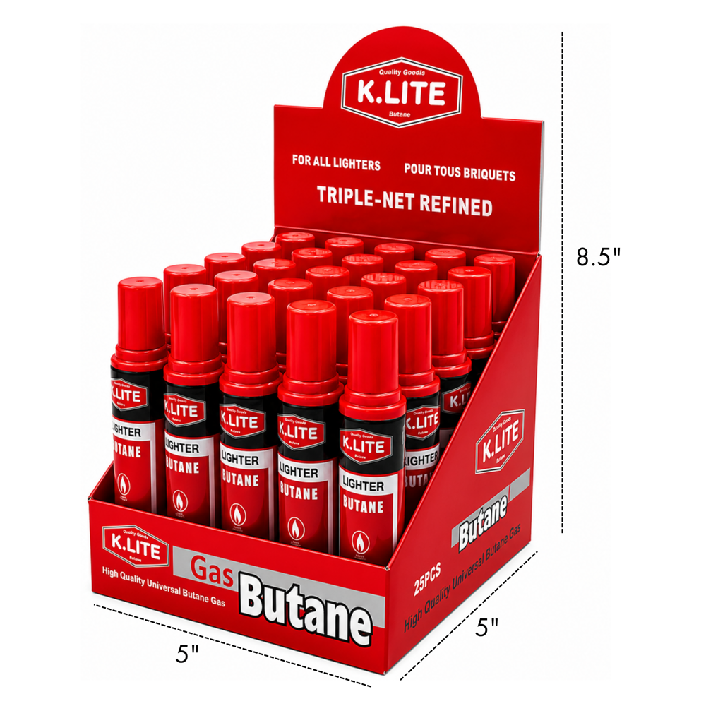 K-lite Mini Butane 18 mL 25pcs ($0.49 per Unit