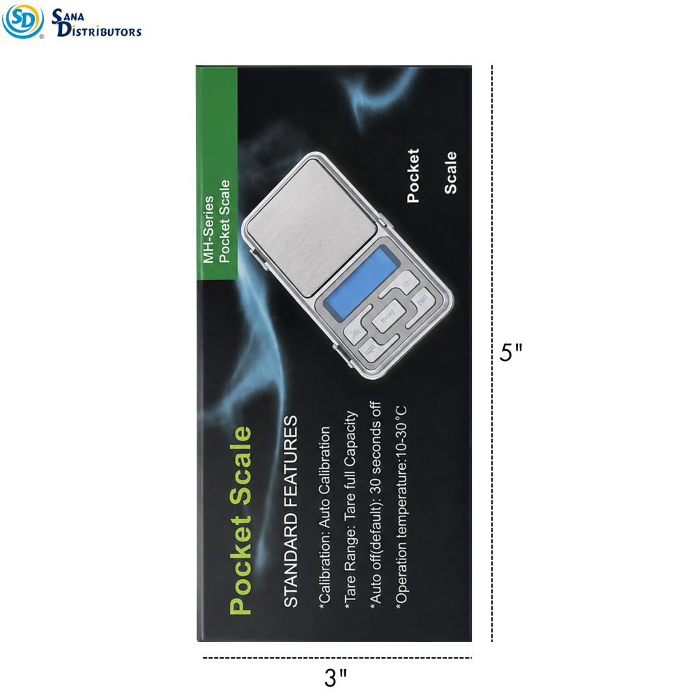 Pocket Scale 200 g x 0.1 g (5" x 3")