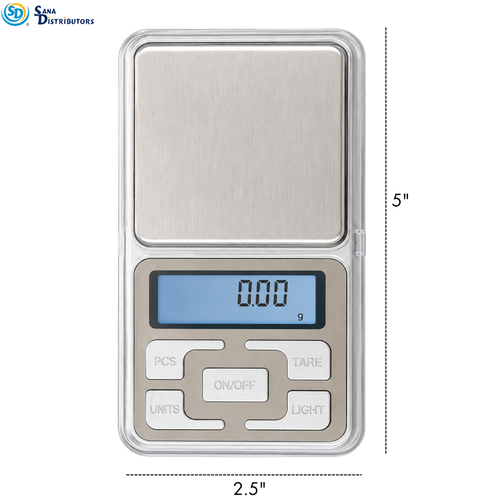 Pocket Scale 200 g x 0.1 g (5" x 3")