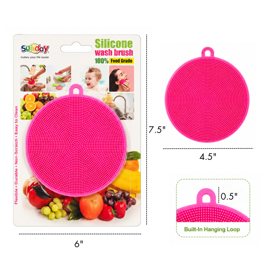 Silicone Scrubber 7.5"x6"