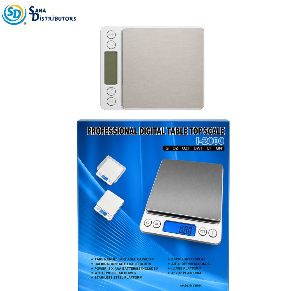 Digital Table Top Scale 2000 g x 0.1 g (5" x 4")