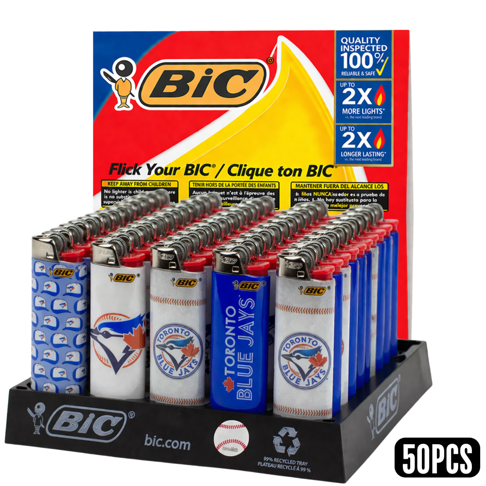 Bic Lighter Large - Toronto Blue Jays 50pcs
