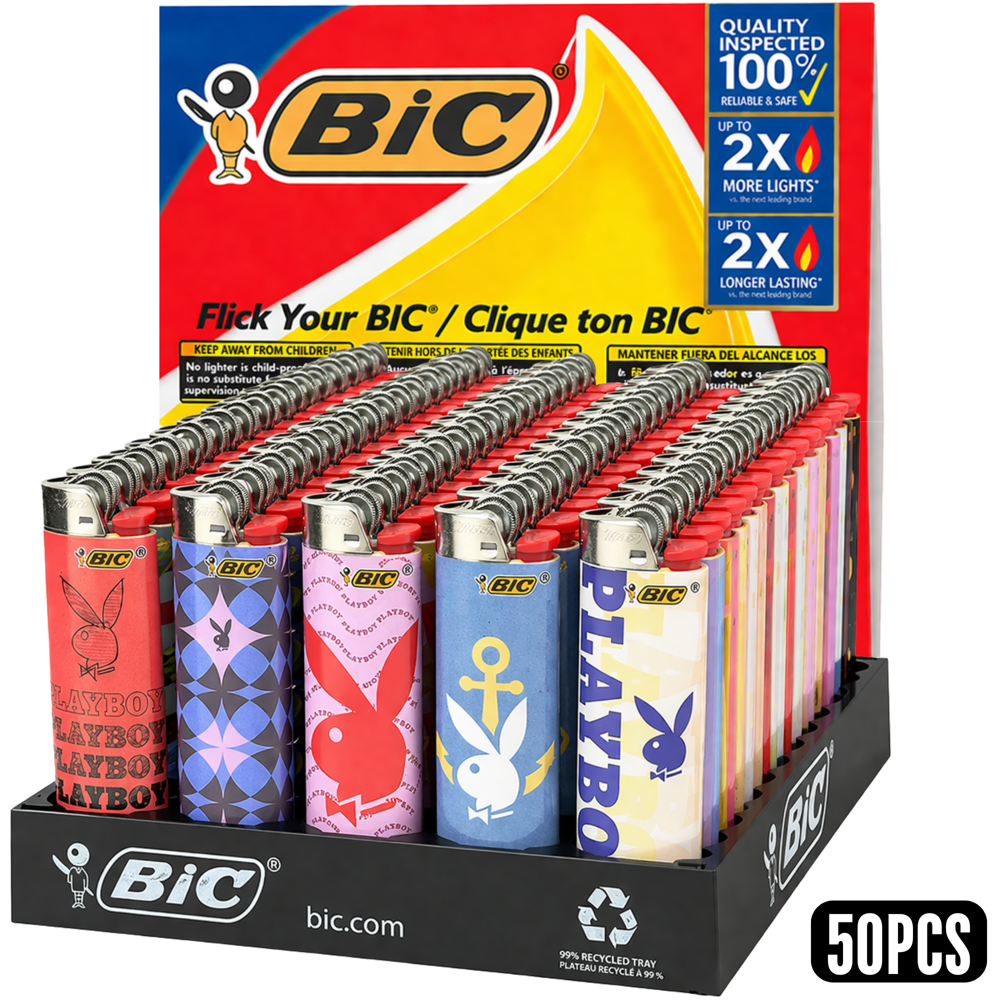 Bic Lighter Large - Playboy 50pcs