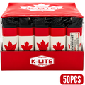 K-lite Canada Flag Lighters 50pcs ($0.36 per Unit)