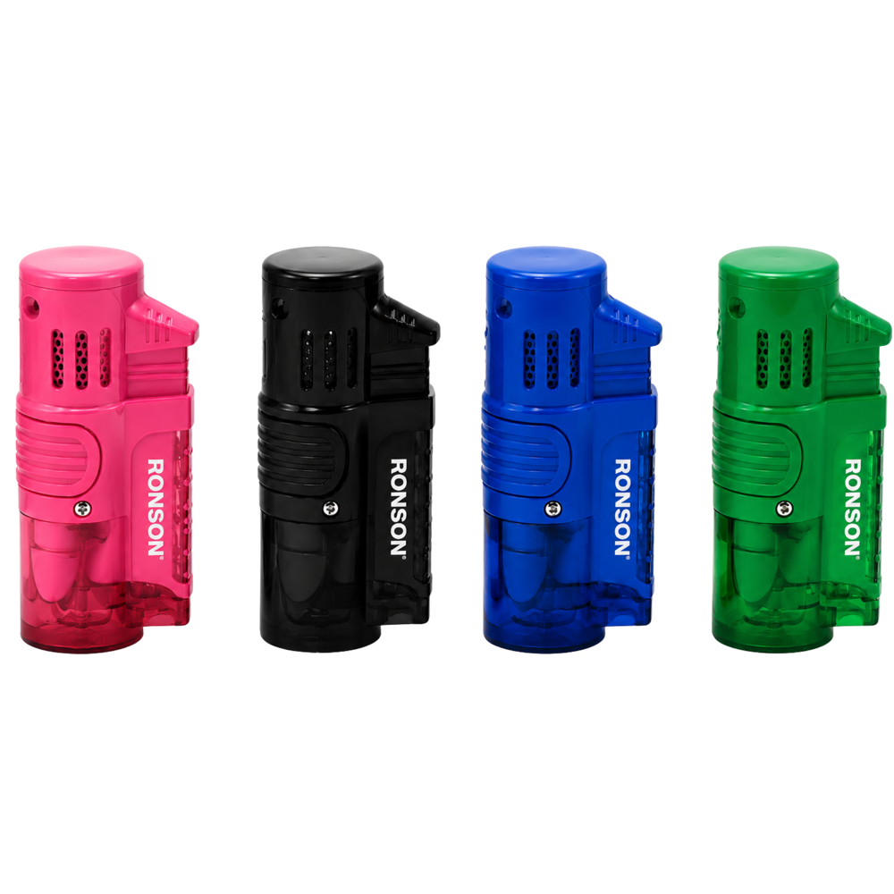 Ronson Jetlite Trio Lighters 12pcs