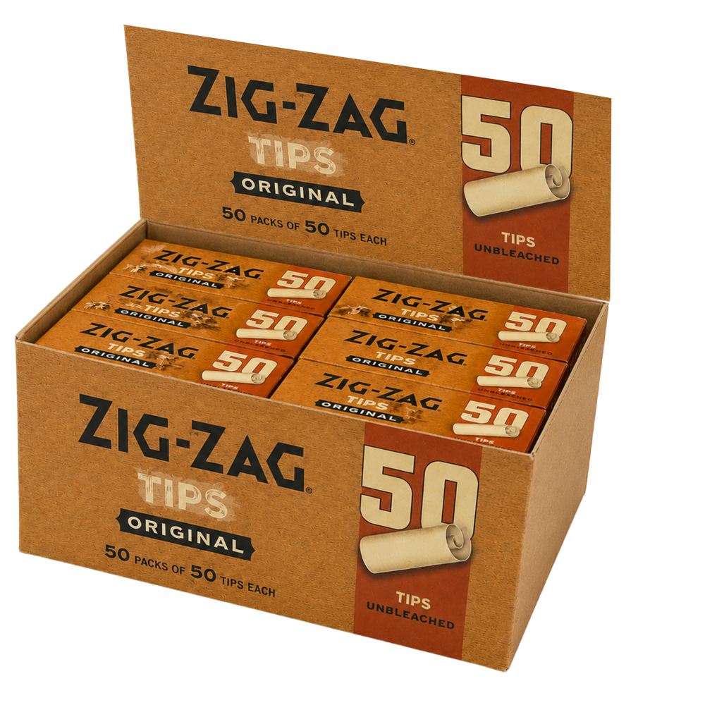 Zig-zag Unbleached Tips 50pcs