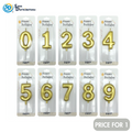 Birthday Candle Digit 0-9 6.5"x2.5"