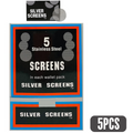 Stainless Steel Silver Screen 5pcs lf-8666