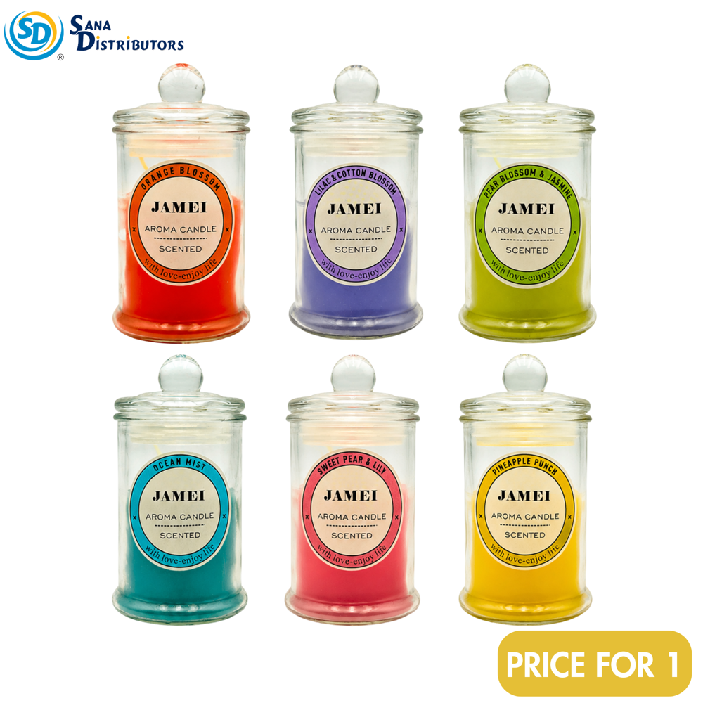 Scented Candle - Jamei 4"x2" - Assorted Scents