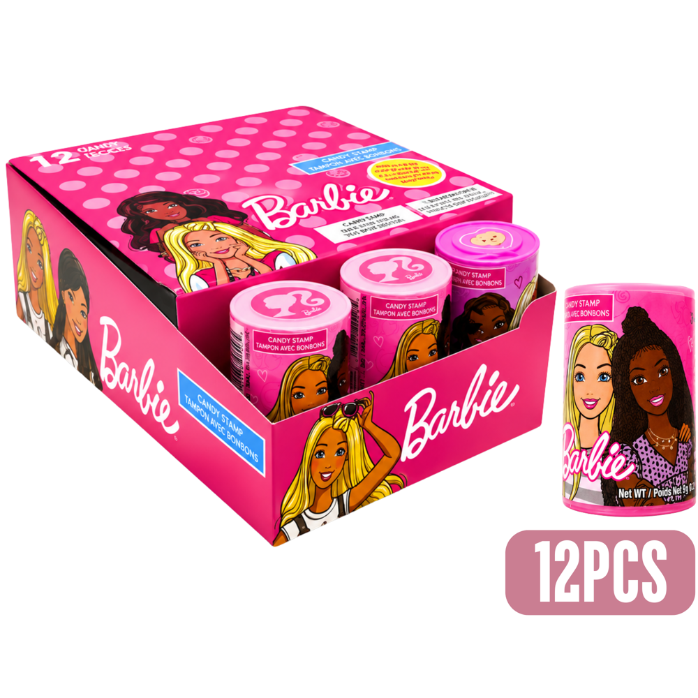 Barbie Stamp with Candy 12pcs ($0.65 per Unit )