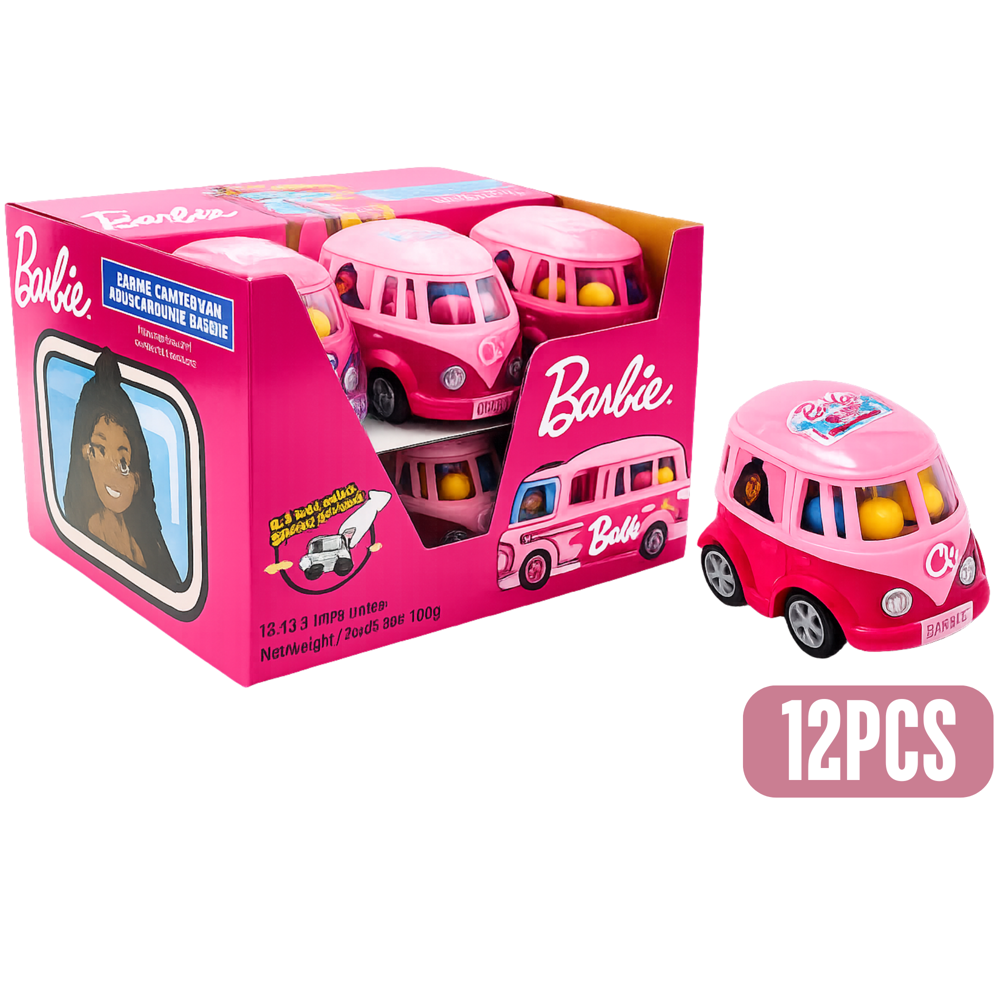 Barbie Camper Van Bubblegum 12pcs ($1.99 per Unit ) [Exp: 12/2027]