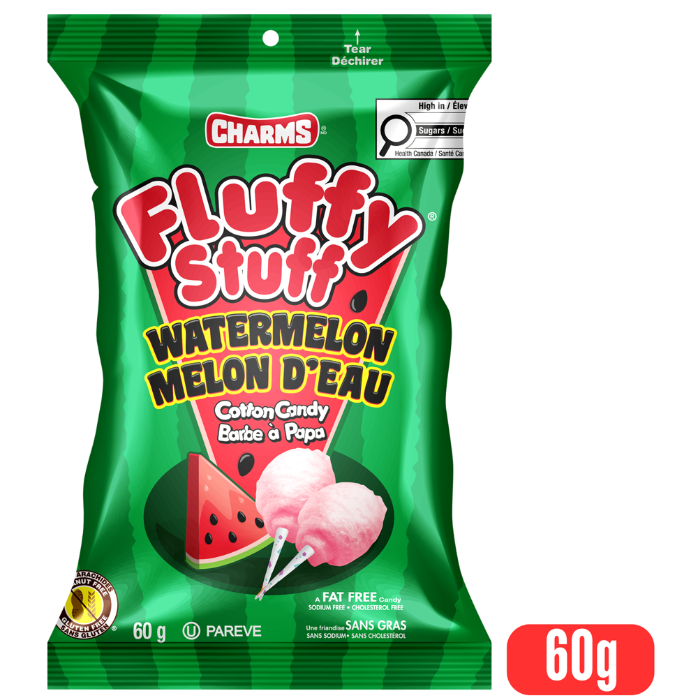 Charms Fluffy Watermelon 60 g ($2.99 per Unit) [Exp: ]