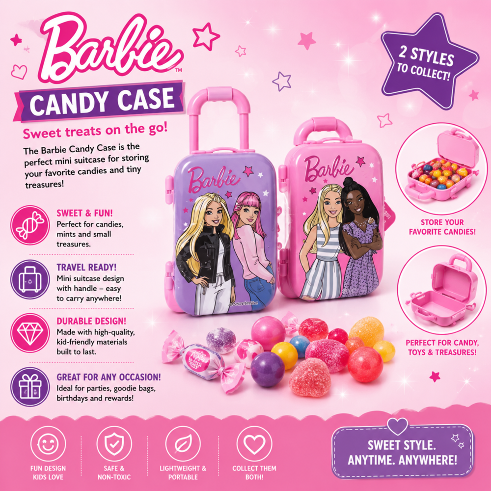 Barbie Candy Case 6 g 12pcs ($23.88 for 12pcs) [Exp: 04/2027]