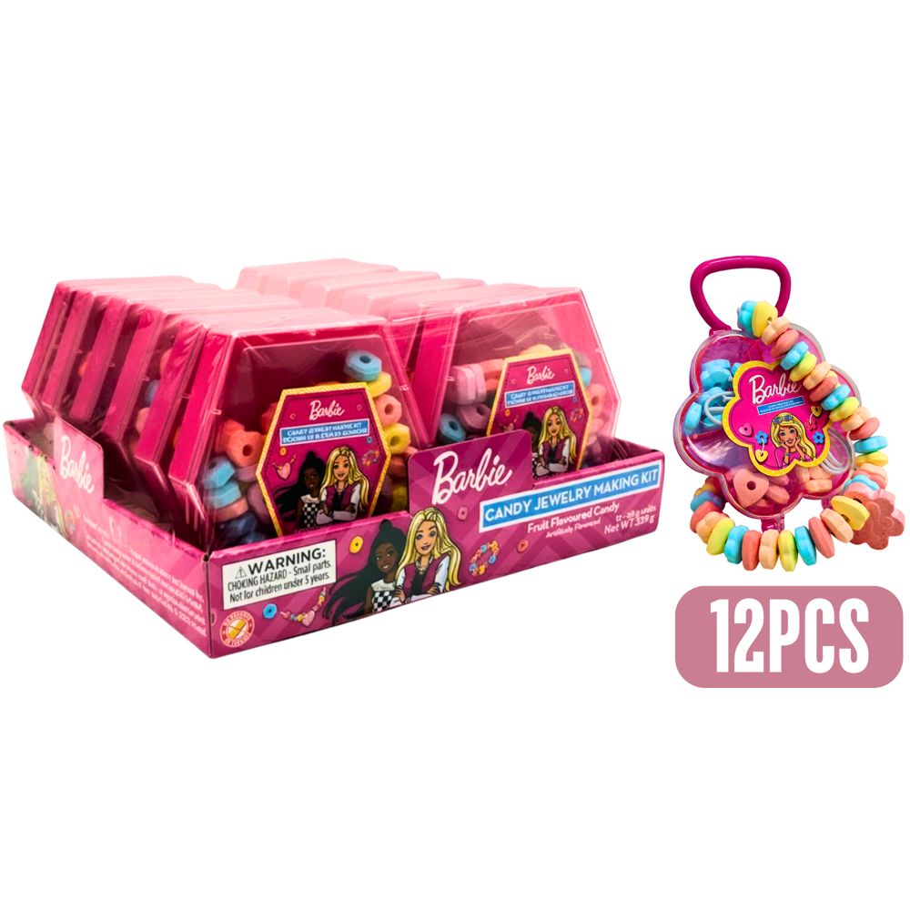 Barbie Candy Bracelet Kit Beads 12pcs ($2.15per Unit )