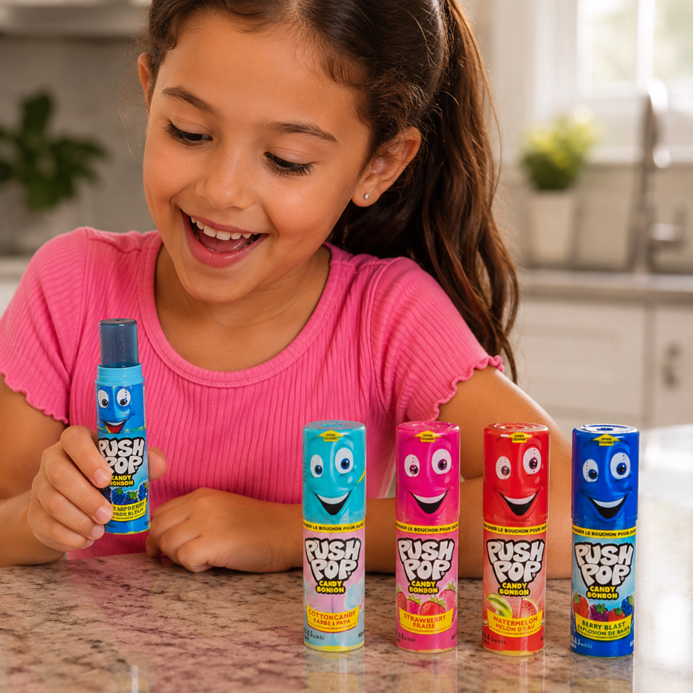 Push Pop Candy 14 g 36pcs ($1.09 per Unit) [Exp: 12/2027]