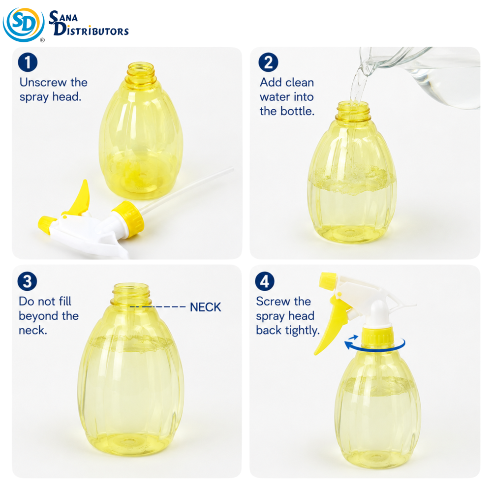 Plastic Spray Bottle 8"