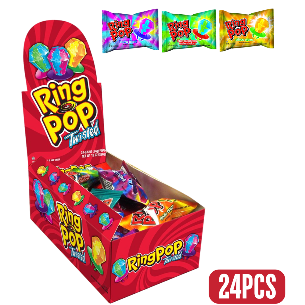Ring Pop Twisted 14 g 24pcs ($0.85 per Unit ) [exp:07/27]