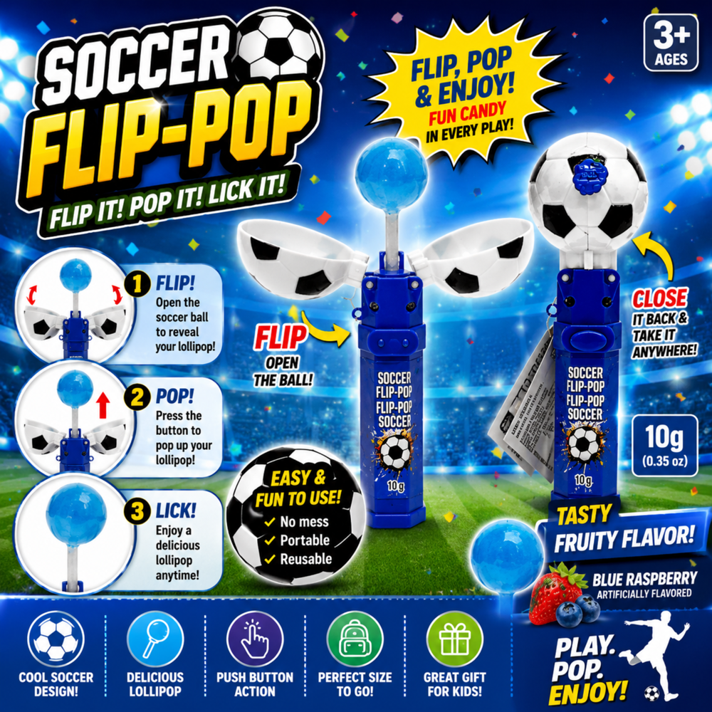 Soccer Flip-pop 10 g 12pcs ($19.80 for 12pcs) [exp:12/28]