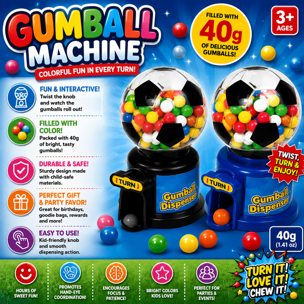 Gumball Machine 40 g 12pcs ($2.99 per Unit ) [exp:12/27]