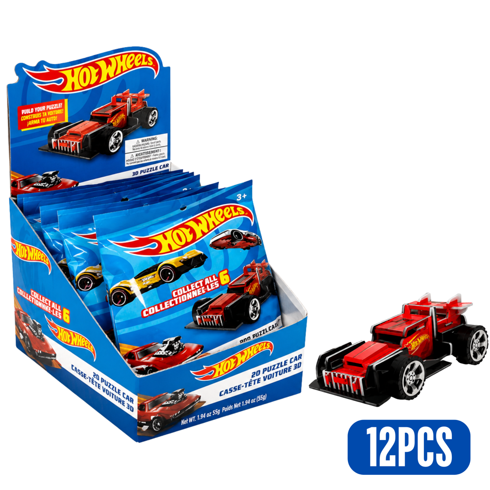 Hot Wheels 3dpuzzle Candy 12pcs ($0.99 per Unit ) [exp:12/27]