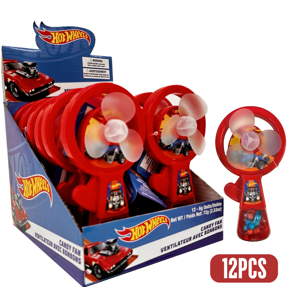 Hot Wheels Candy Fan 6 g 12pcs ($1.99 per Unit ) [exp.06/29]