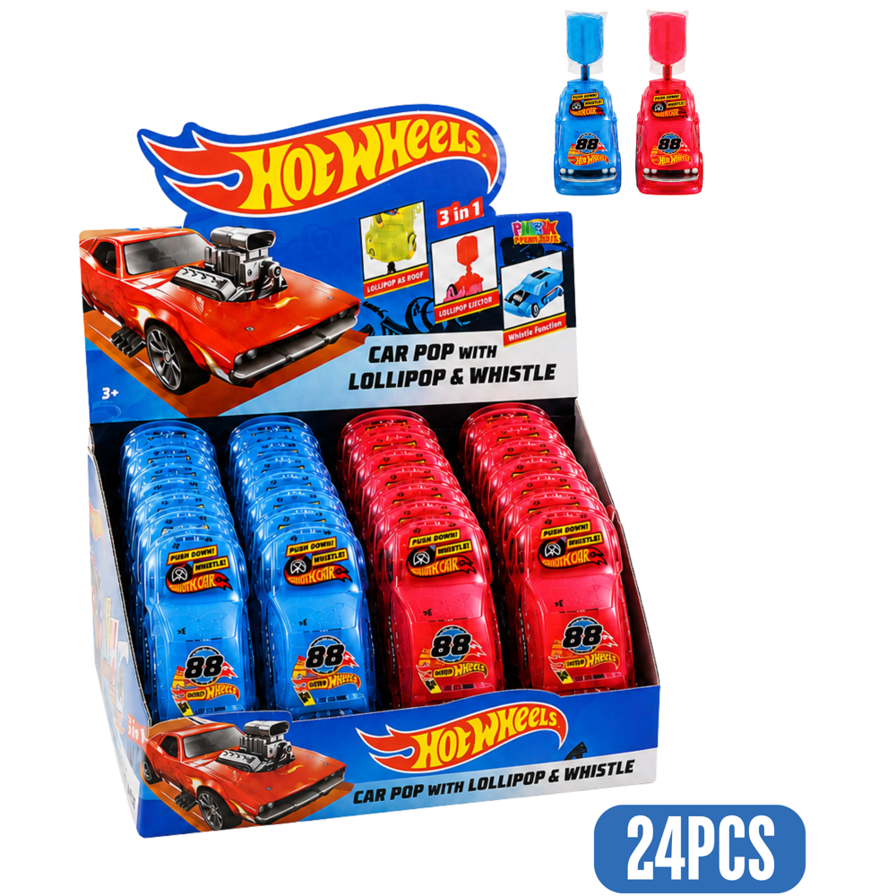 Hot Whls Race Lollipop 10 g 24pcs ($1.49 per Unit ) [exp:10/2027]