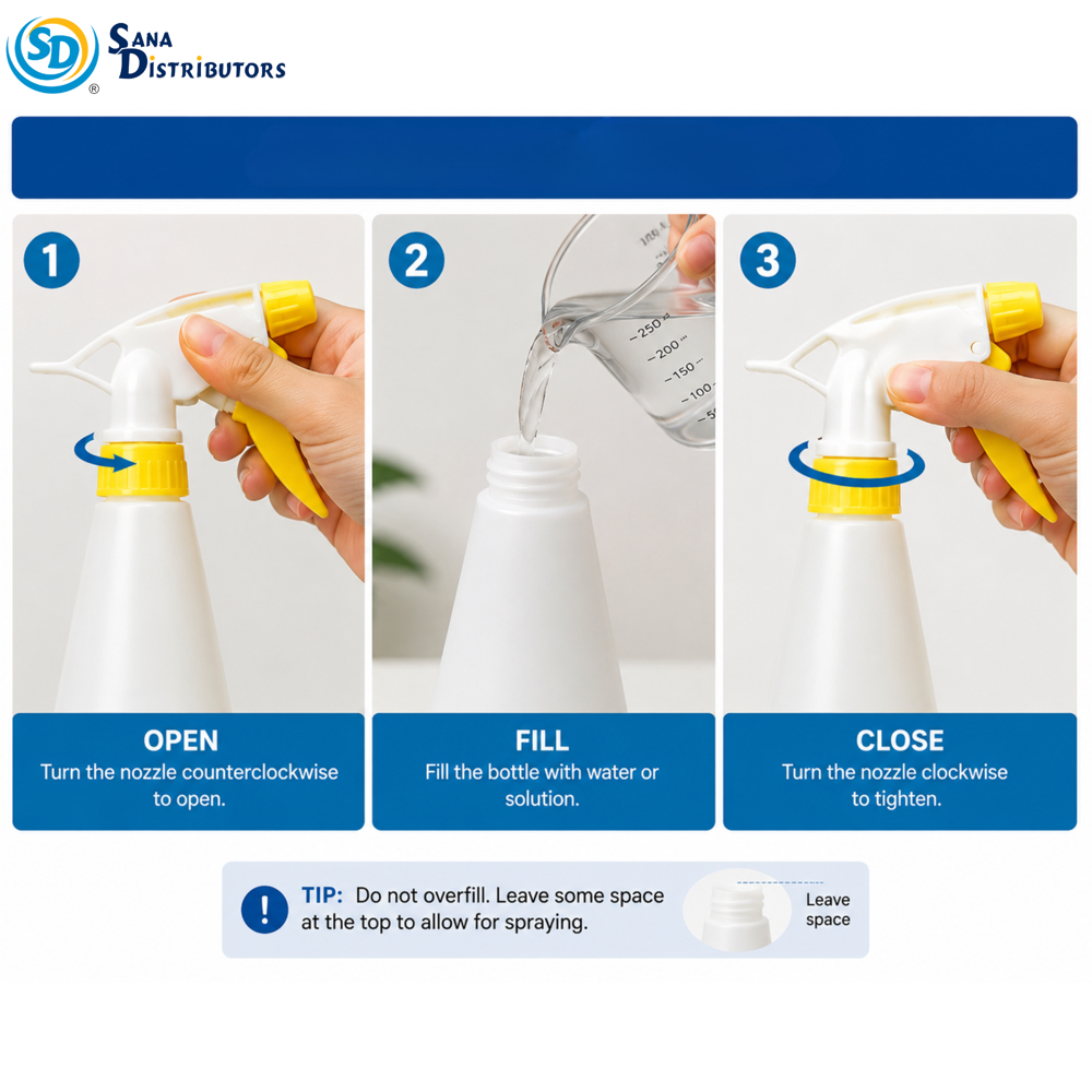 Plastic Spray Bottle 1 L
