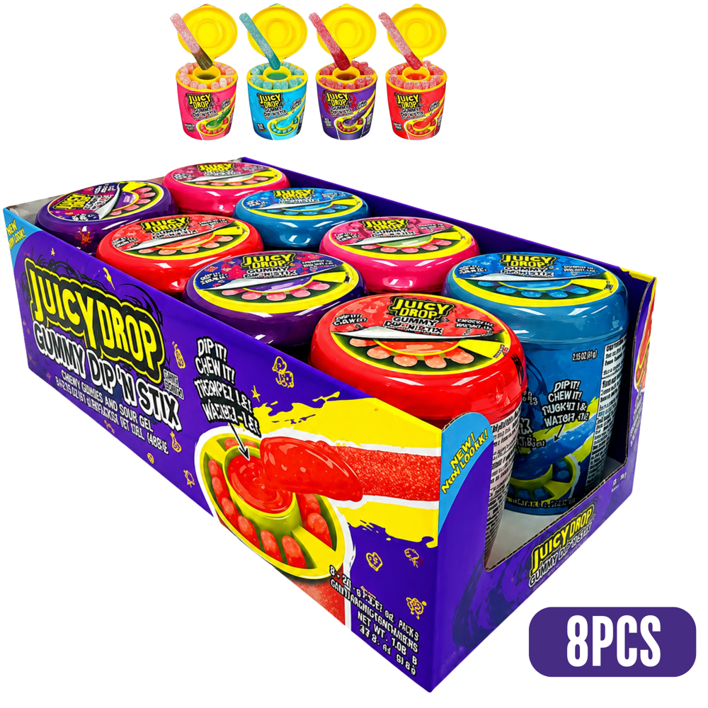 Juicy Drop Gummy Dip N Stix ($2.75 per Unit) [Exp: 01/27]
