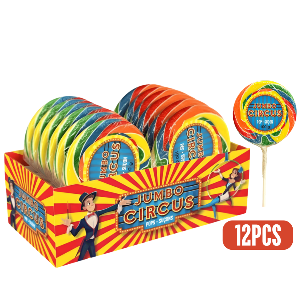 Jumbo Circus Pops 12pcs ($1.99 per Unit)