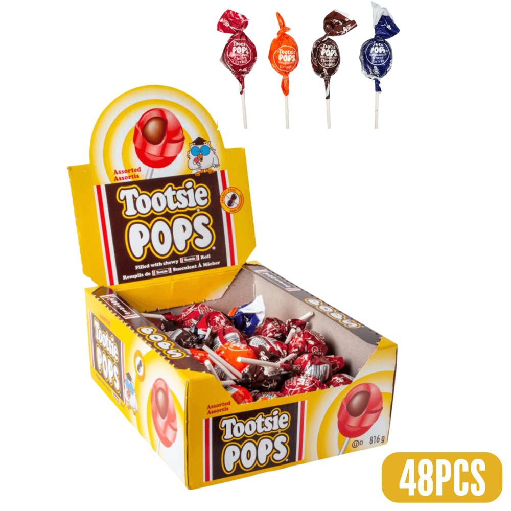 Tootsie Roll Pops Assorted Pops 48pcs ($0.35 per Unit) [Exp: 11/26/2027]