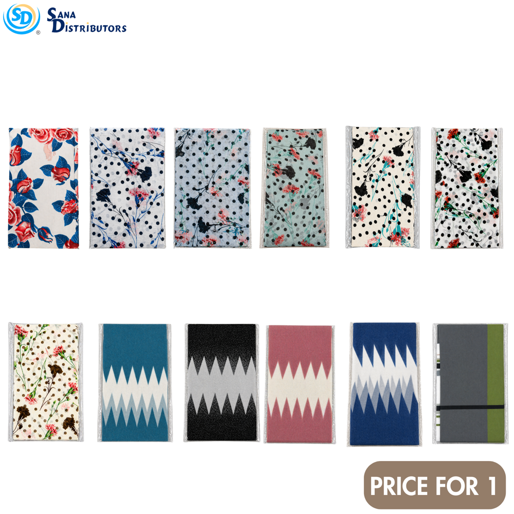 Cotton Hijab 31" x 70" - Ass. Colours