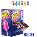 Charms Super Blow Pop Bubble Gum 100pcs ($0.49 per Unit)
