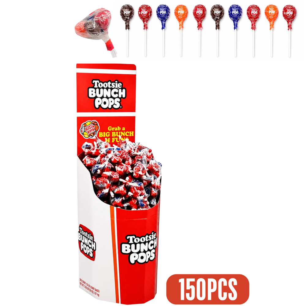 Tootsie Bunch Pops 7pk 150pcs ($1.59 per Unit) [exp:05/27/2027]