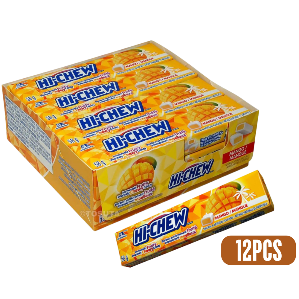 Hi-chew Mango Candy 696 g 12pcs ($1.65per Unit ) [Exp: 5/27]