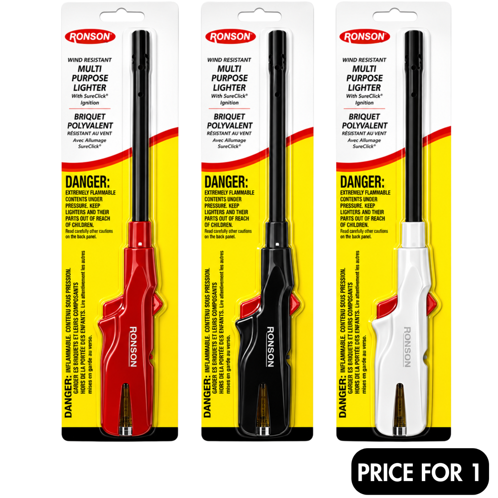 Ronson Multi-purpose Lighter - Assorted Colours