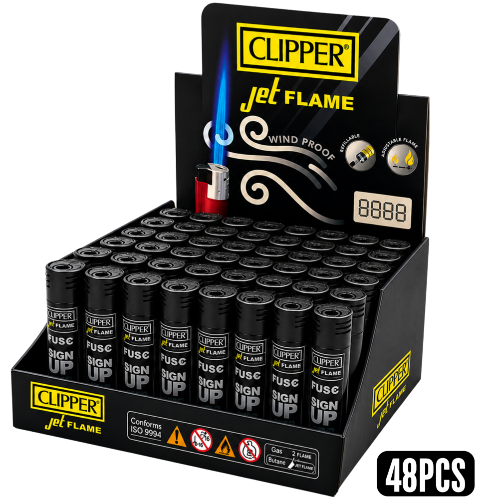 Clipper Jet Asso.refil.lighters 48pcs ($0.93 per Unit