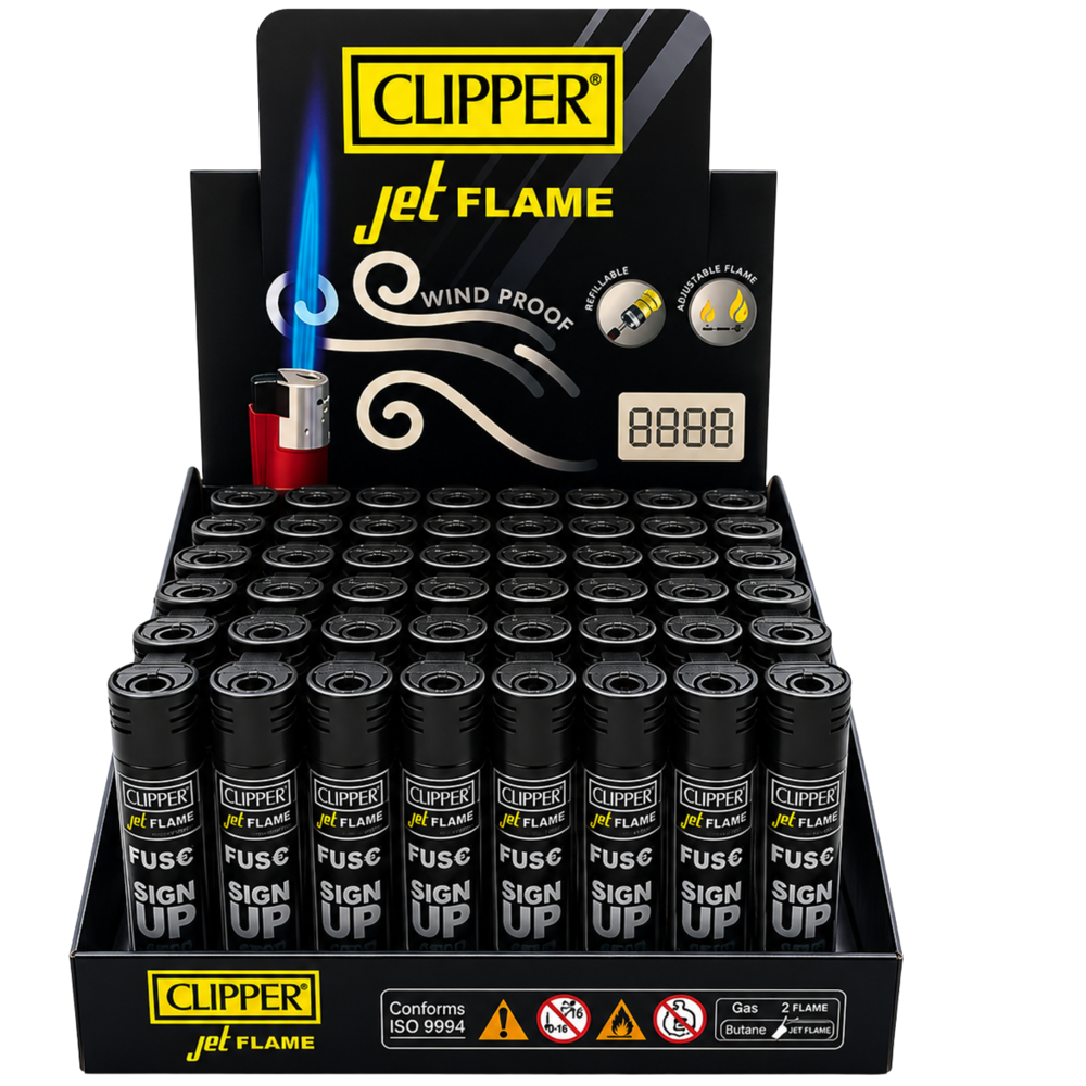 Clipper Jet Asso.refil.lighters 48pcs ($0.93 per Unit