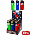 Jumbo Lite Lighters W/ LED Light 18pcs ($2.99 per Unit)