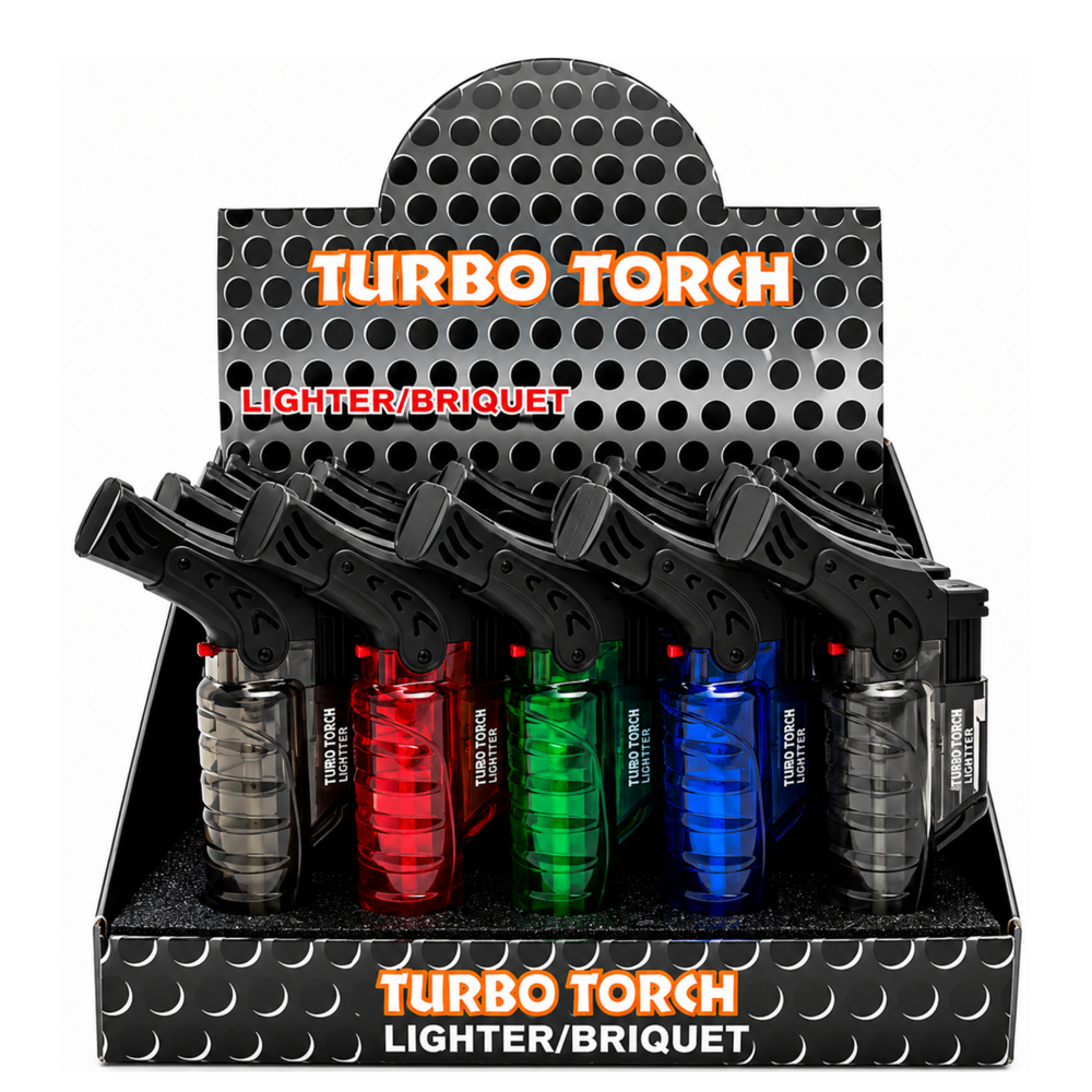 Prolite Turbo Torch Lighters - Clear 20pcs ($3.49 per Unit)